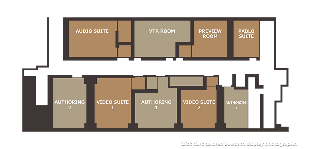 Authoring studios floor plan